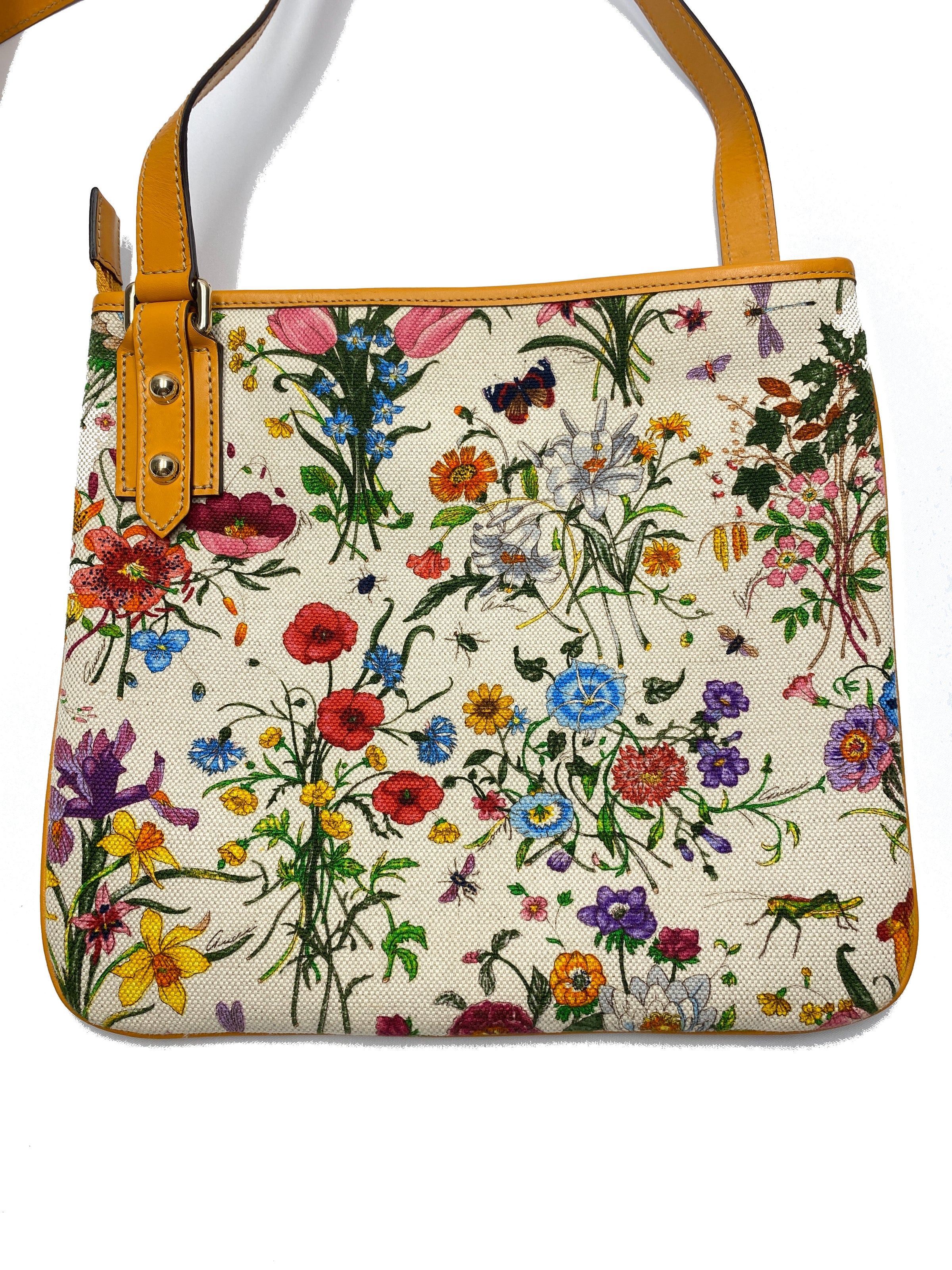 Crossbody Bag Floral Print Gucci Bag GUCCI FLORA FLORAL CANVAS