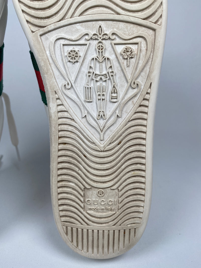 GUCCI - ACE SAFETY PIN SNEAKER - Sz 38.5 *fits large