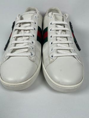 GUCCI - ACE SAFETY PIN SNEAKER - Sz 38.5 *fits large
