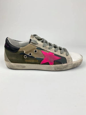 GGDB - CAMO & FUCHSIA SUPERSTARS - SZ 36 - NEW IN BOX