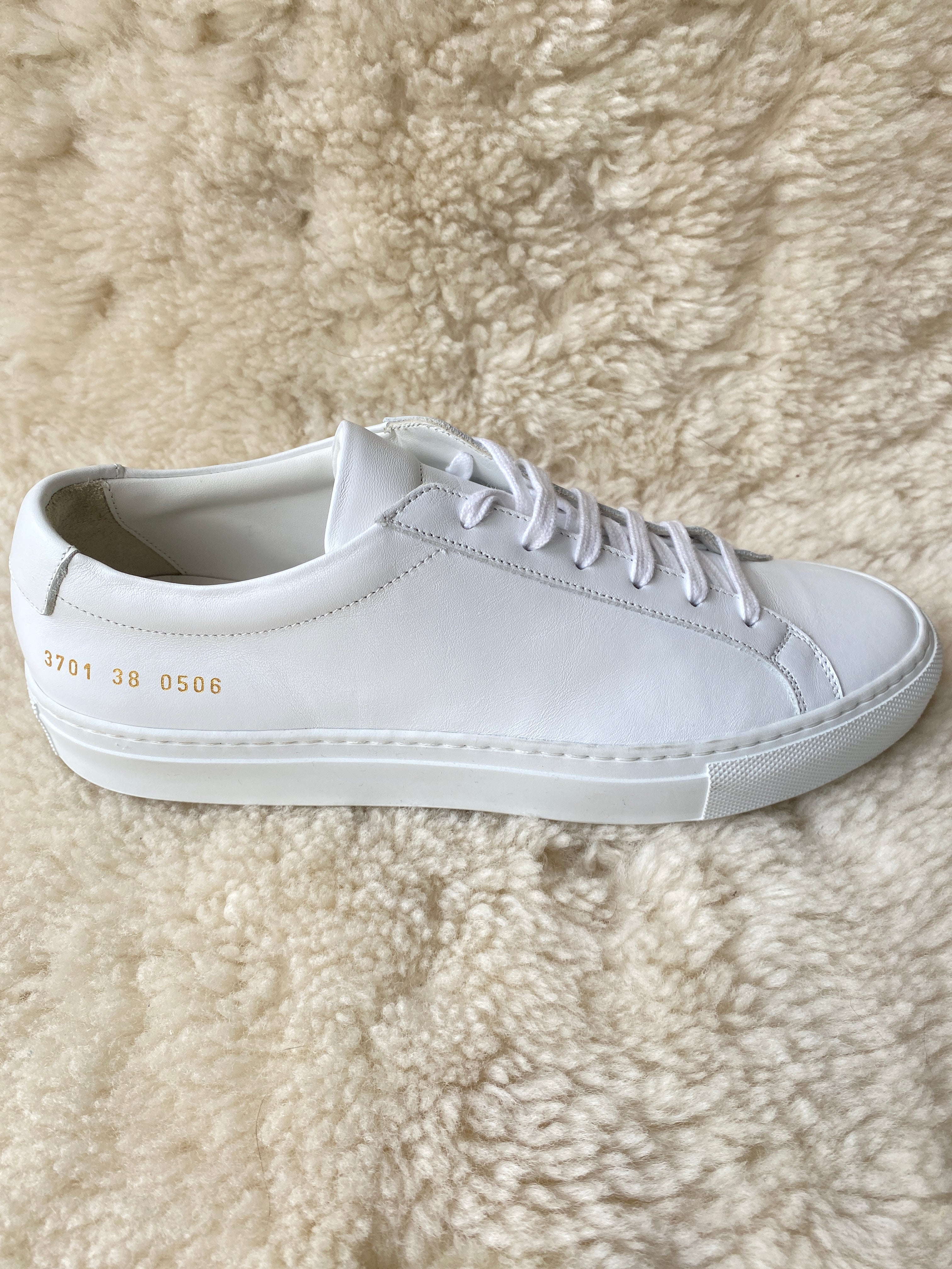 COMMON PROJECTS ACHILLES LOW SNEAKER SZ 38 FIT 39 RE.LUXE AU