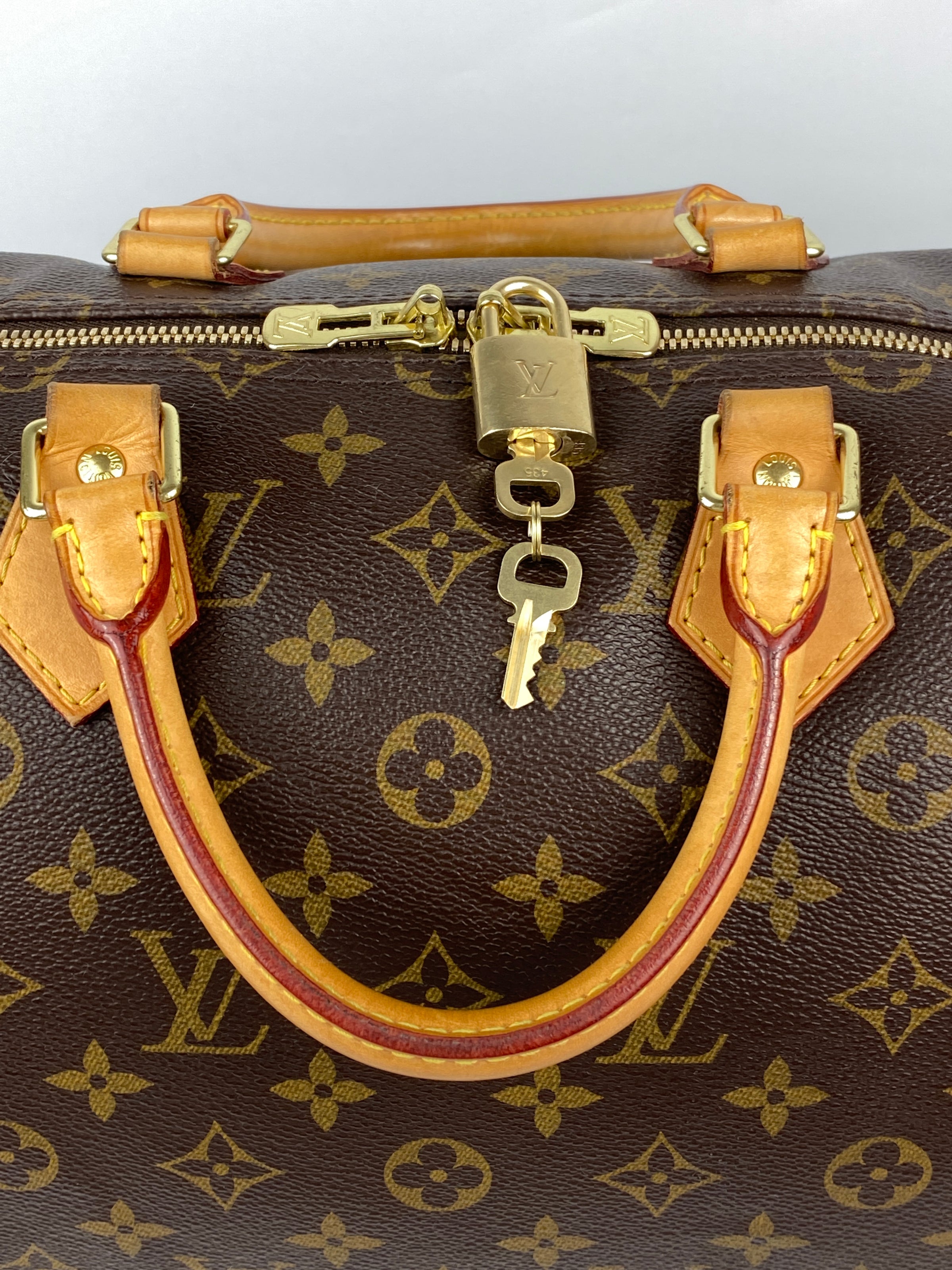 Louis Vuitton Speedy 35 Bandouliere monogram ref.145269 - Joli Closet