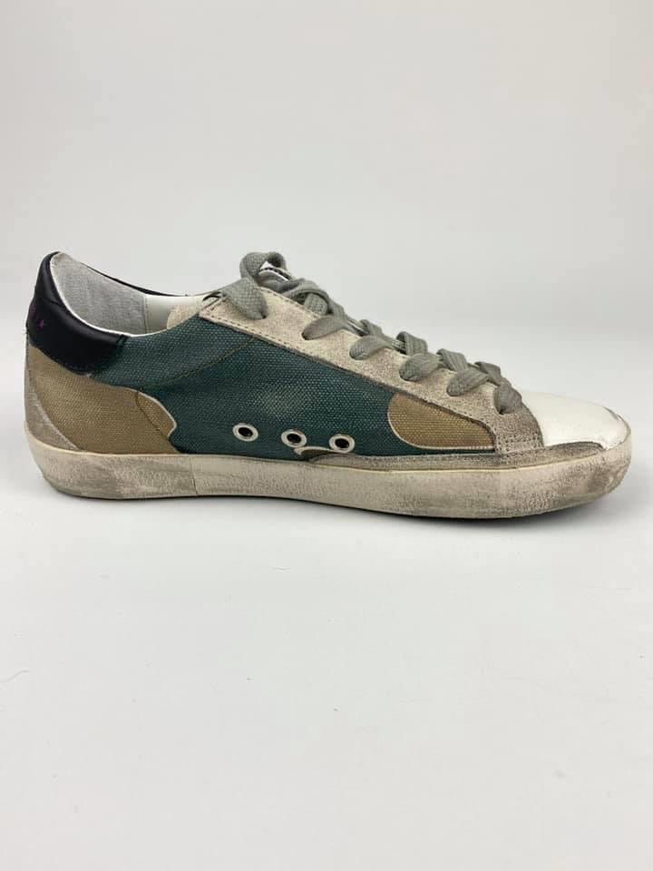 GGDB - CAMO & FUCHSIA SUPERSTARS - SZ 36 - NEW IN BOX